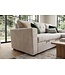 Invicta Interior Hoekslaapbank APARTMENT 205cm 3-zits met ottomaan en opbergruimte fluweel champagne beige