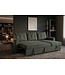 Invicta Interior Hoeksofa bed APARTMENT 205cm 3-zits met poef en opbergruimte fluweel groen
