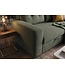 Invicta Interior Hoeksofa bed APARTMENT 205cm 3-zits met poef en opbergruimte fluweel groen