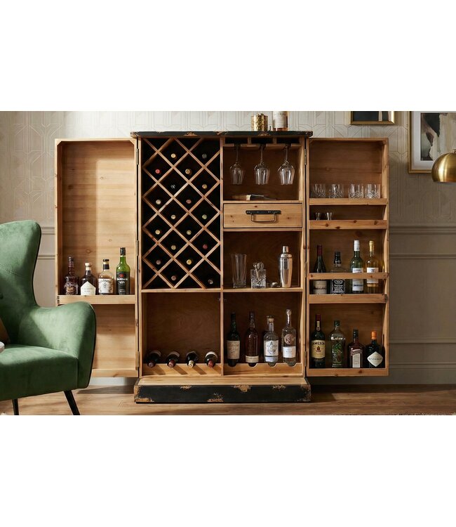 Invicta Interior Barkasten BODEGA 120cm grenenhout naturel