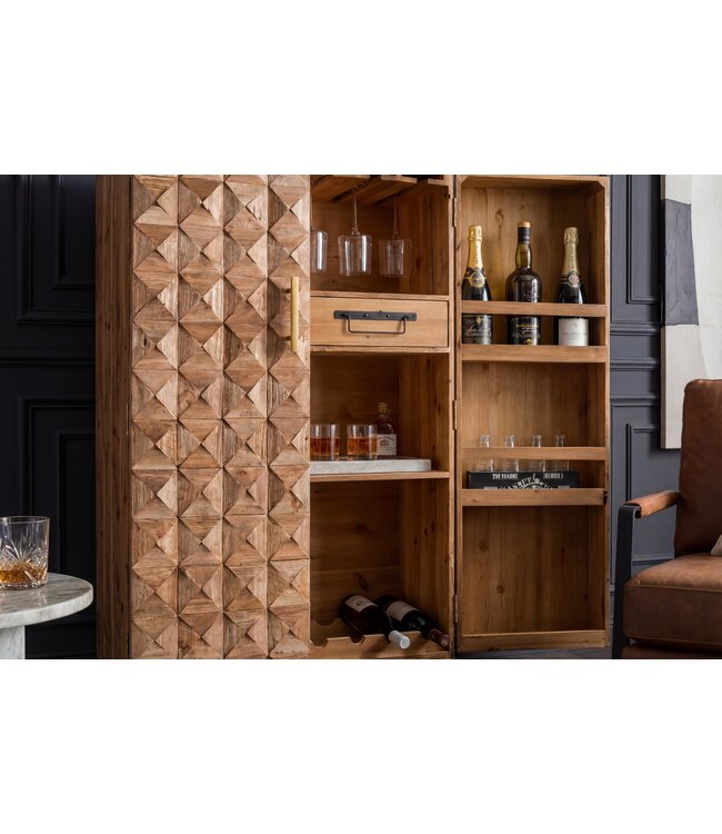Invicta Interior Barkasten BODEGA 120cm grenenhout naturel