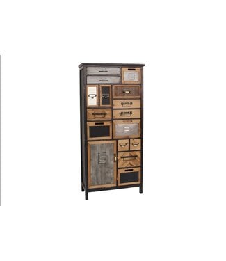 Invicta Interior Highboard SECRETS 150cm grenenhout vintage bruin naturel