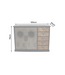 Invicta Interior Dressoir NAUTILUS 105cm grenenhout vintage bruin