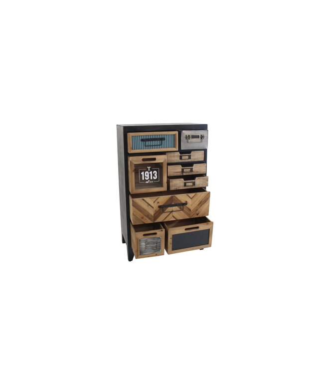 Invicta Interior Dressoir SECRETS 95cm grenen hout vintage bruin