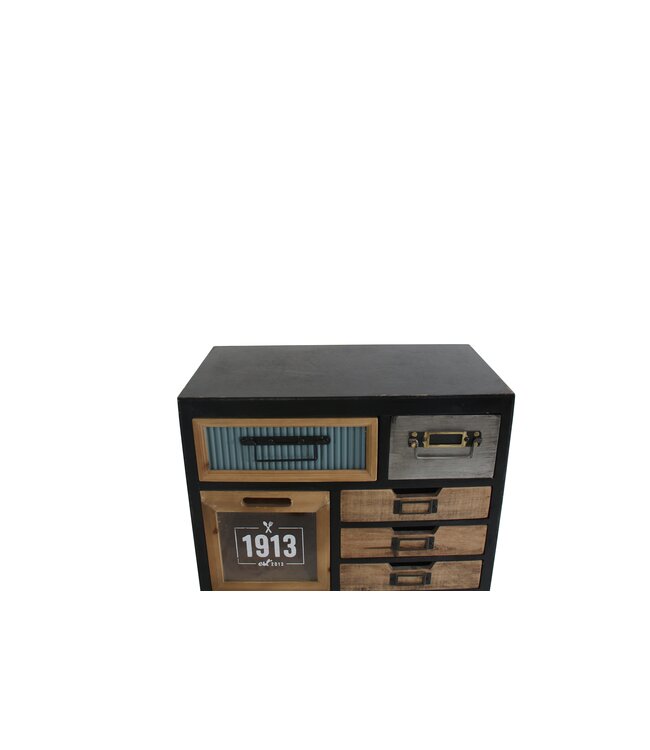 Invicta Interior Dressoir SECRETS 95cm grenen hout vintage bruin