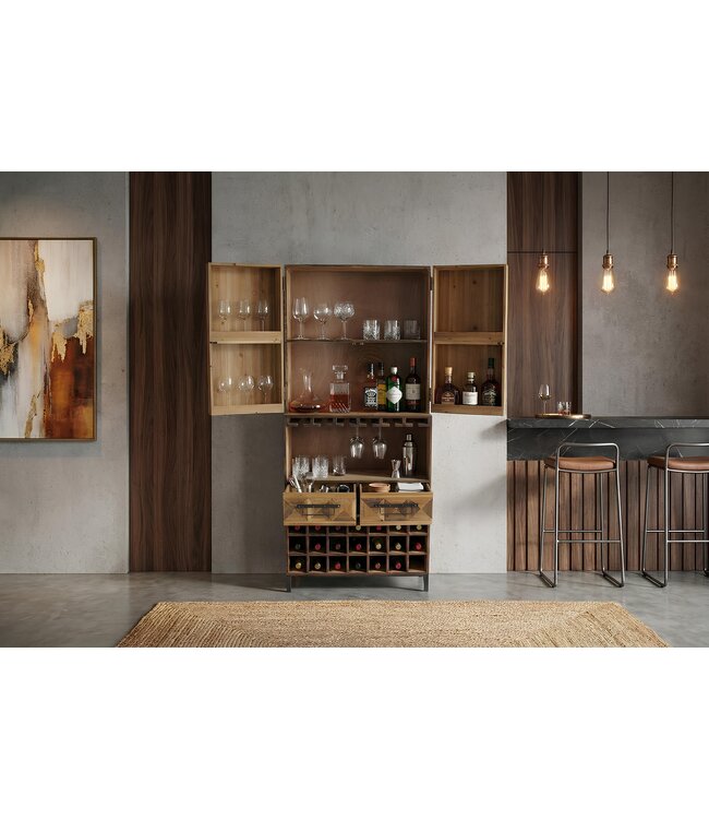 Invicta Interior Barmeubel BODEGA 160cm grenen naturel