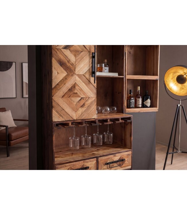 Invicta Interior Barmeubel BODEGA 160cm grenen naturel