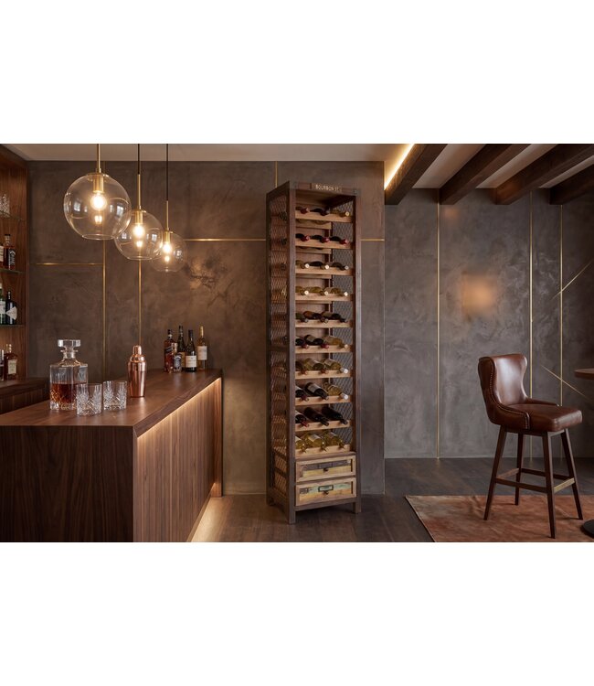 Invicta Interior Wijnrek BODEGA 190cm grenen hout natuurlijk