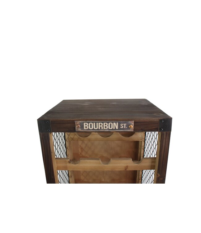 Invicta Interior Wijnrek BODEGA 190cm grenen hout natuurlijk