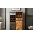 Invicta Interior Bar cabinet ATELIER 120cm pine wood vintage brown