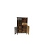 Invicta Interior Bar cabinet ATELIER 120cm pine wood vintage brown