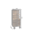Invicta Interior Vitrinekast LOFT 145cm op wielen grenenwood metaal naturel