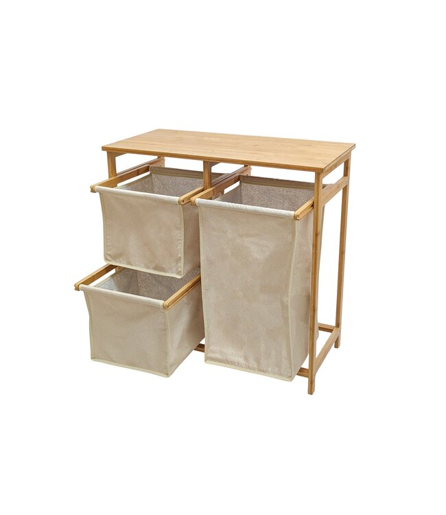 Invicta Interior Wasmand LAGOON SPA 70cm bamboe naturel beige