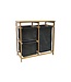 Invicta Interior Wasmand LAGOON SPA 70cm bamboe natuurlijk donkergrijs