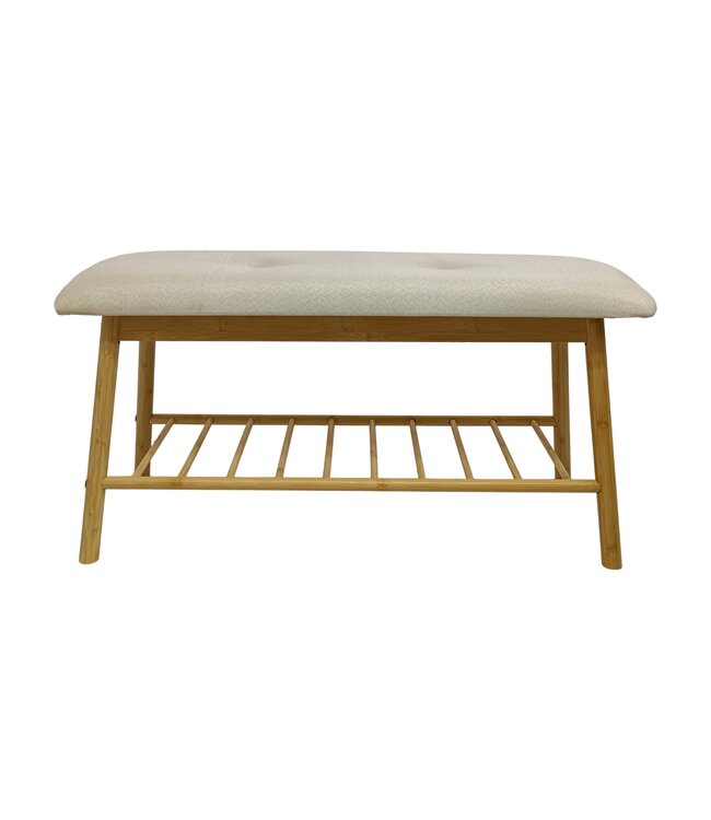Invicta Interior Schoenenrek ZEN-BO 90cm bamboe naturel beige