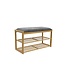 Invicta Interior Schoenenrek ZEN-BO 80cm bamboo naturel grijs