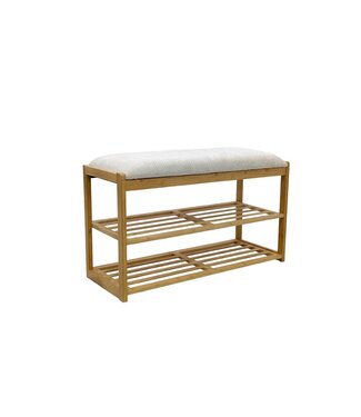 Invicta Interior Schoenenrek ZEN-BO 80cm bamboe naturel beige