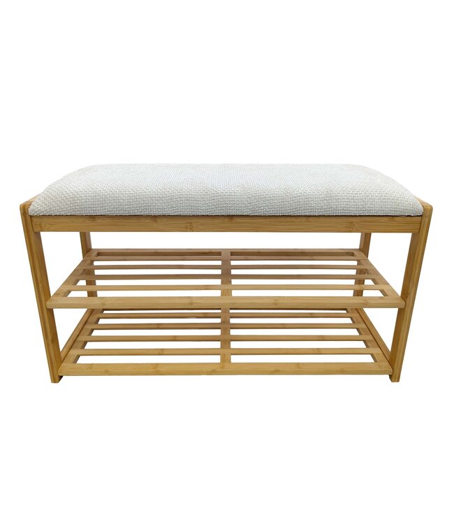 Invicta Interior Schoenenrek ZEN-BO 80cm bamboe naturel beige