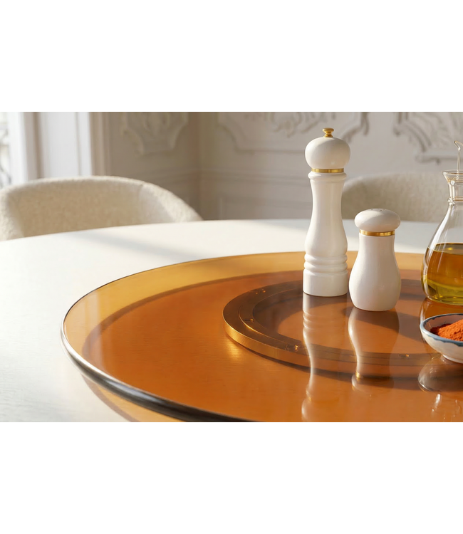 Invicta Interior Draaiplateau SERVANT 50cm 360° gehard glas amber