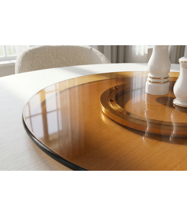 Invicta Interior Draaiplateau SERVANT 60cm 360° gehard glas amber