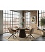 Invicta Interior Draaibare fauteuil PAPILLON 180° met armleuningen velours champagne greige