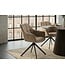 Invicta Interior Draaibare fauteuil PAPILLON 180° met armleuningen velours champagne greige