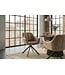 Invicta Interior Draaibare fauteuil PAPILLON 180° met armleuningen velours champagne greige