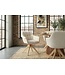 Invicta Interior Swivel chair PAPILLON rotatable 180° w/ armrests chenille champagne beige