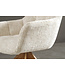 Invicta Interior Swivel chair PAPILLON rotatable 180° w/ armrests chenille champagne beige