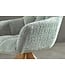 Invicta Interior Draaibare fauteuil PAPILLON draaibaar 180° met armleuningen bouclé saliegroen