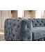 Invicta Interior Sofa MODERN BAROCK 235cm 3-zits fluweel petrol