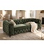 Invicta Interior Fluwelen 3-zits bank MODERN BAROCK 235cm donkergroen
