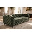 Invicta Interior Fluwelen 3-zits bank MODERN BAROCK 235cm donkergroen