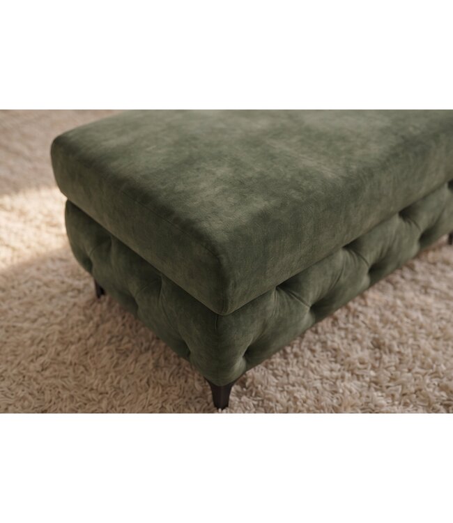 Invicta Interior Kruk MODERN BAROCK 95cm fluweel donkergroen