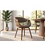 Invicta Interior Stoel ORGANIC essenhout fineer grijze structuurstof
