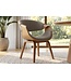 Invicta Interior Stoel ORGANIC essenhout fineer grijze structuurstof