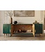 Invicta Interior TV-meubel GOLDEN SUNSET 180cm 3D mangohout turquoise