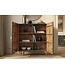 Invicta Interior Dressoir GOLDEN SUNSET 120cm 3D mangohout turquoise