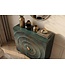Invicta Interior Dressoir GOLDEN SUNSET 120cm 3D mangohout turquoise