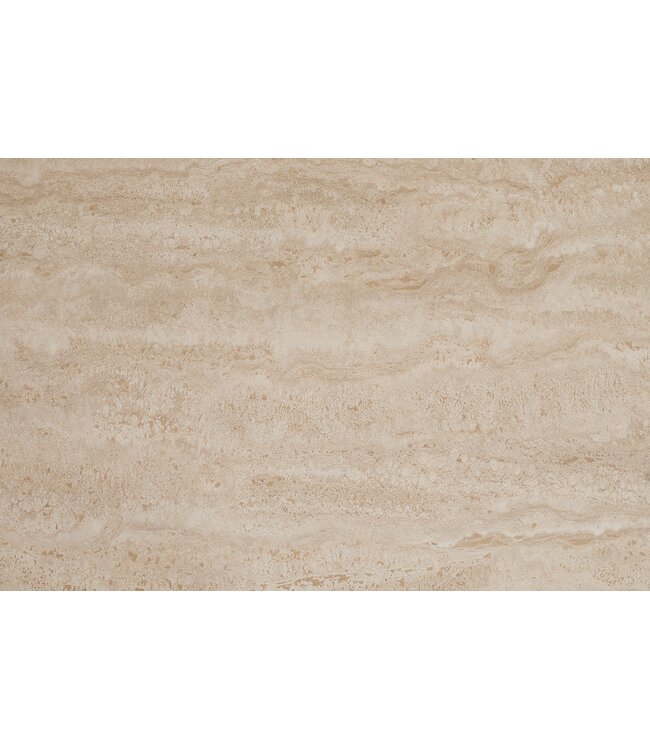 Invicta Interior Eettafel TRAVERTIN 220cm ovaal keramiek champagne greige