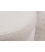 Invicta Interior Kruk VOGUE 40cm rond bekleed met opbergruimte bouclé wit