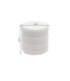 Invicta Interior Kruk VOGUE 40cm rond bekleed met opbergruimte bouclé wit
