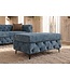 Invicta Interior Kruk MODERN BAROCK 95cm fluweel petrol