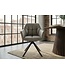 Invicta Interior Draaibare fauteuil PAPILLON 180° met armleuningen leer taupe