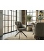 Invicta Interior Draaibare fauteuil PAPILLON 180° met armleuningen leer taupe