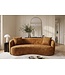 Invicta Interior Sofa ELEMENTAL 180cm 2-zitter fluweel mosterdgeel