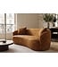 Invicta Interior Sofa ELEMENTAL 180cm 2-zitter fluweel mosterdgeel