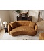 Invicta Interior Sofa ELEMENTAL 180cm 2-zitter fluweel mosterdgeel