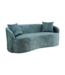 Invicta Interior Fluwelen Tweezitsbank ELEMENTAL 180cm petrol