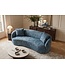 Invicta Interior Fluwelen Tweezitsbank ELEMENTAL 180cm petrol